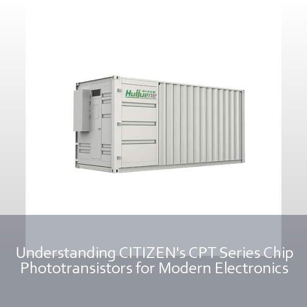 Understanding CITIZEN's CPT Series Chip Phototransistors for Modern Electronics